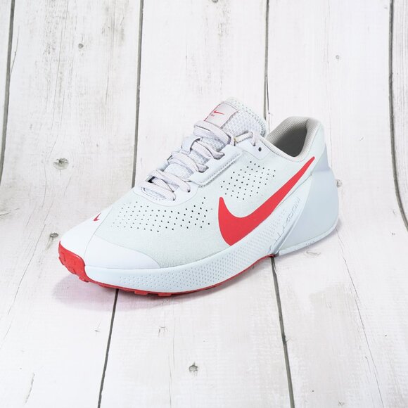 Nike Air Zoom TR 1 Men\'s Workout Shoes Platinum/Football Grey/Red Size 8.5 US main image 5